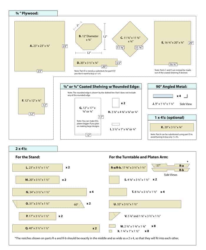 plan Wood Layout